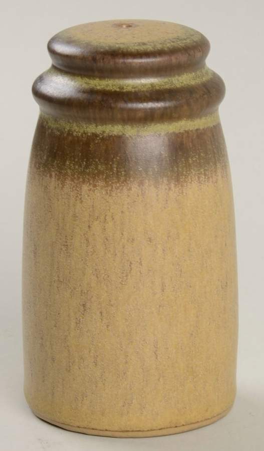 Romany Brown Salt Shaker by Denby-Langley-1