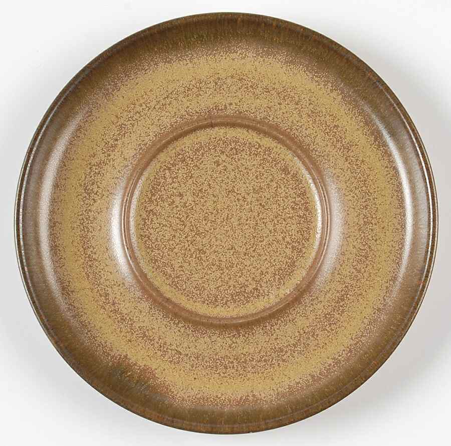 Romany Brown Underplate for Gravy Boat by Denby-Langley-1