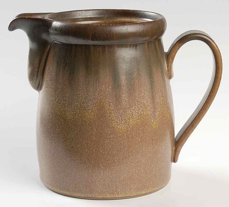 Romany Brown Coffee Pot No Lid by Denby-Langley-1