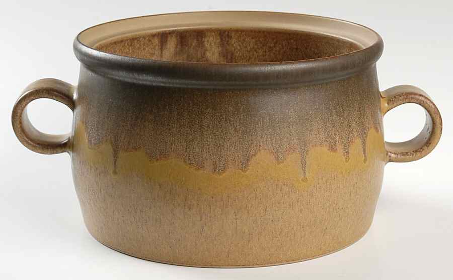 Romany Brown 2.5 Qt Round Covered Casserole No Lid by Denby-Langley-1