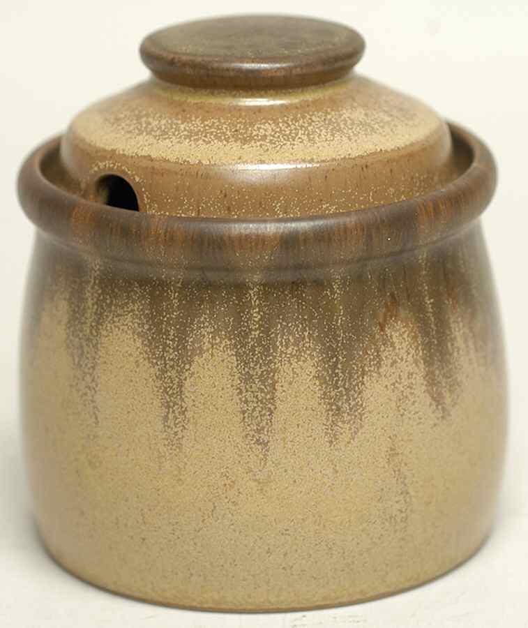 Romany Brown Sugar Bowl & Lid by Denby-Langley-1