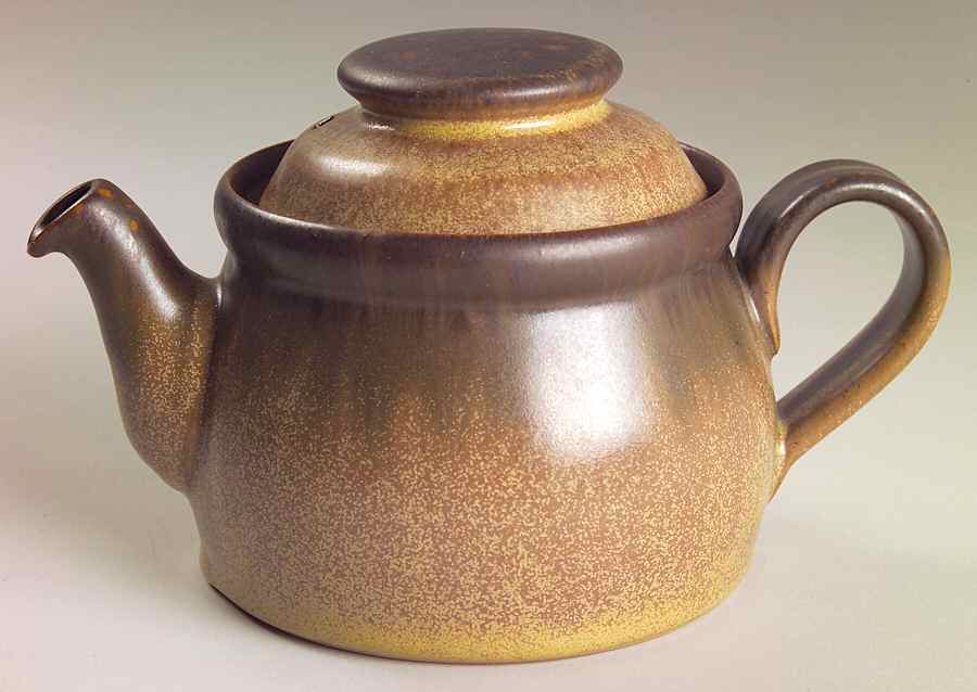 Romany Brown Mini Teapot & Lid by Denby-Langley-1