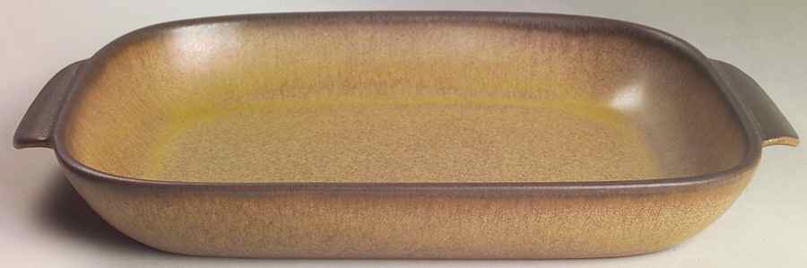 Romany Brown 14" Rectangular Baker by Denby-Langley-1