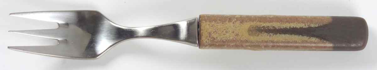 Romany Brown Individual Salad Fork by Denby-Langley-1
