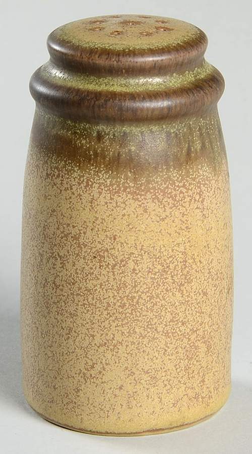 Romany Brown Pepper Shaker by Denby-Langley-1