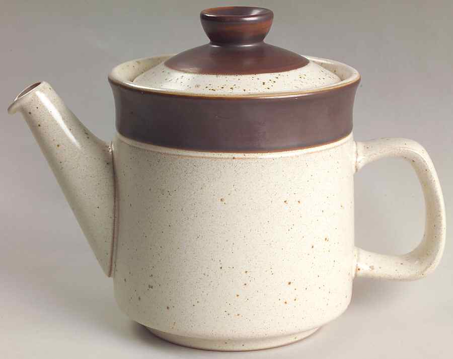 Russet Teapot & Lid by Denby-Langley-1