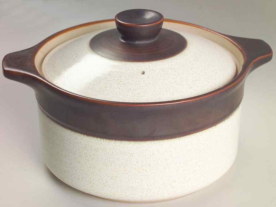 Russet Bean Pot & Lid by Denby-Langley-1