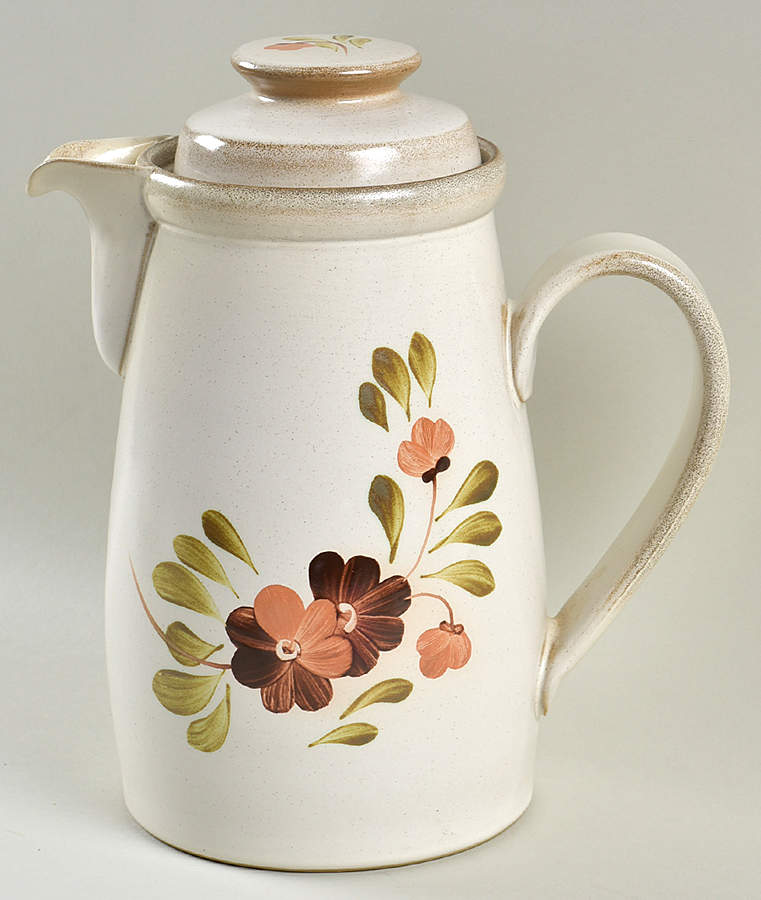Serenade (Stoneware) Coffee Pot & Lid by Denby-Langley-1