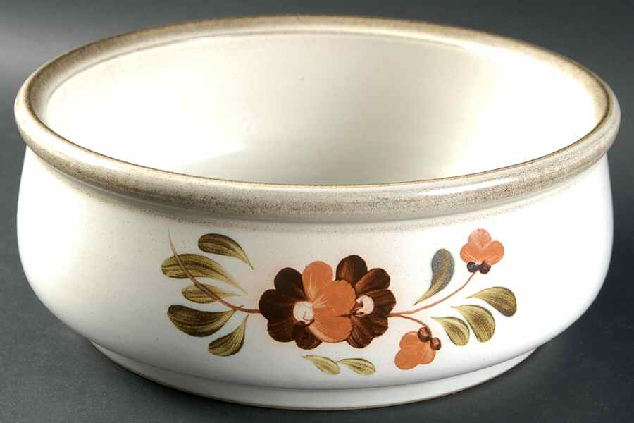 Serenade (Stoneware) 9" Round Vegetable Bowl by Denby-Langley-1