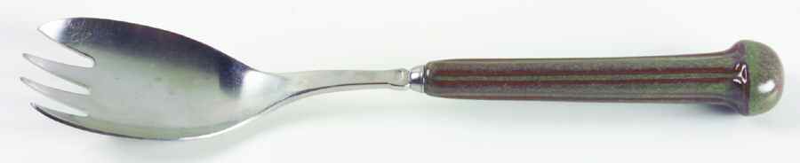 Sherwood Salad Serving Fork with Stainless Prongs by Denby-Langley-1