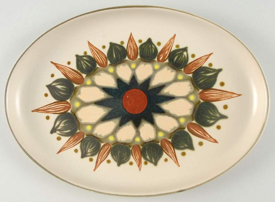 Sherwood 12" Oval Serving Platter by Denby-Langley-1
