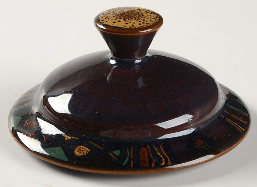 Shiraz Lid for Sugar Bowl by Denby-Langley-1
