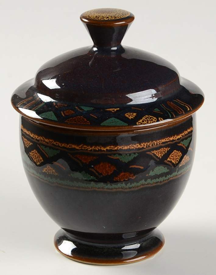 Shiraz Sugar Bowl & Lid by Denby-Langley-1