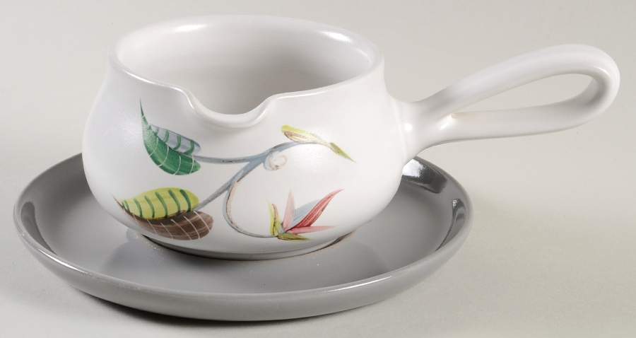 Spring Round Gravy Boat & Underplate by Denby-Langley-1