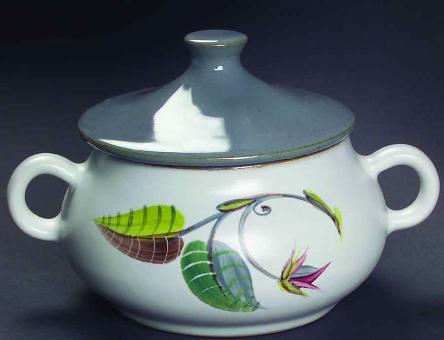 Spring Sugar Bowl & Lid by Denby-Langley-1
