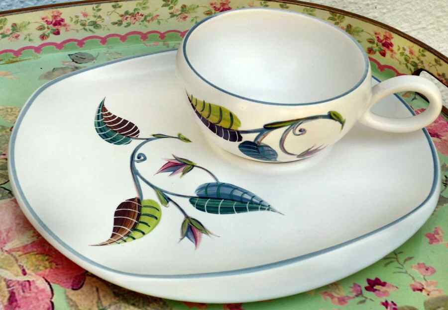 Spring Snack Plate & Cup Set by Denby-Langley-1