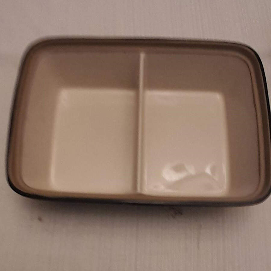 Studio Rectangular Covered Divided Vegetable No Lid by Denby-Langley-1