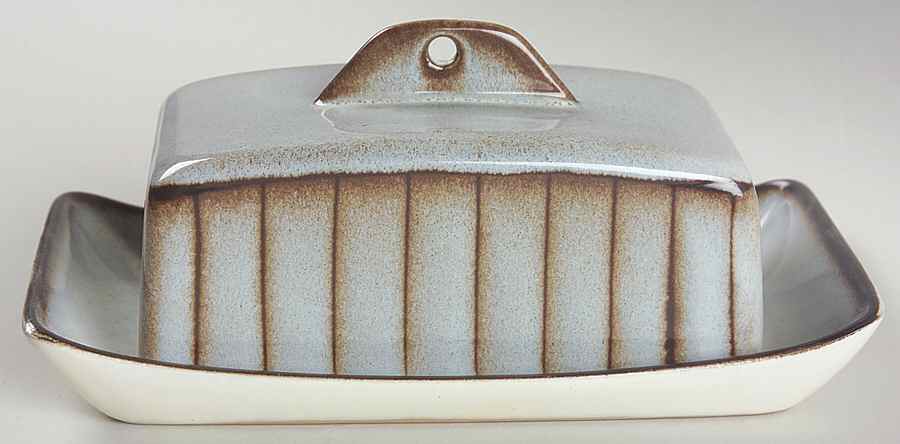 Studio Rectangular Cheese Dish with Lid by Denby-Langley-1