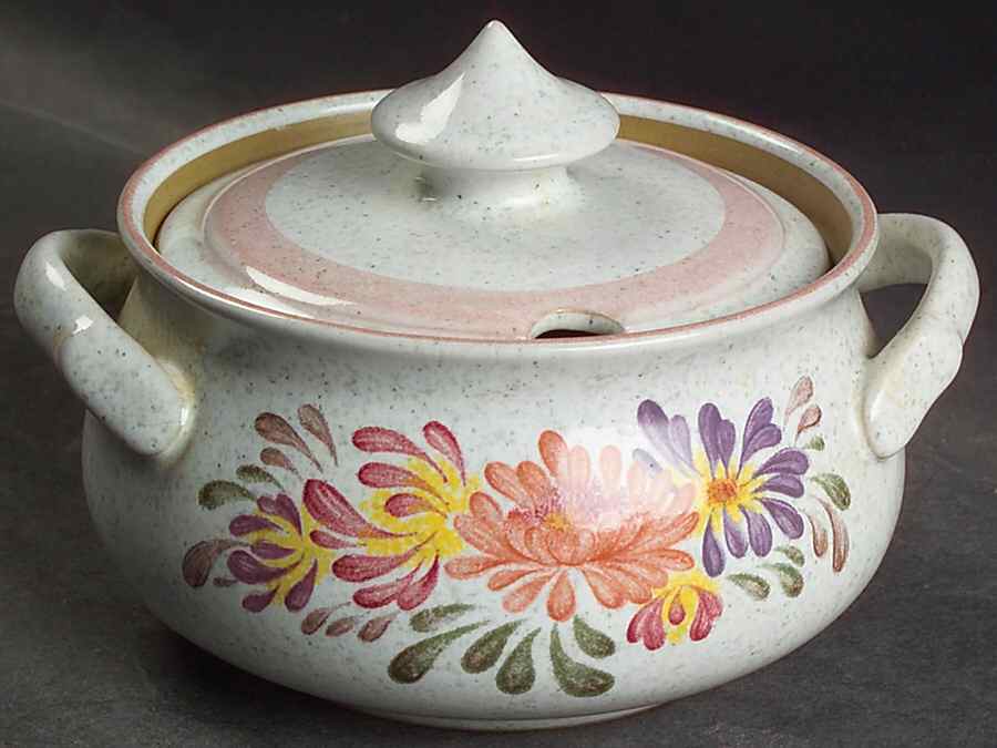 Summer Fields Sugar Bowl & Lid by Denby-Langley-1