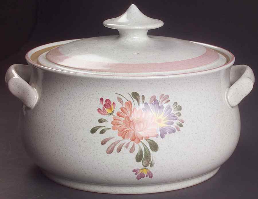 Summer Fields 2 Qt Round Covered Casserole by Denby-Langley-1