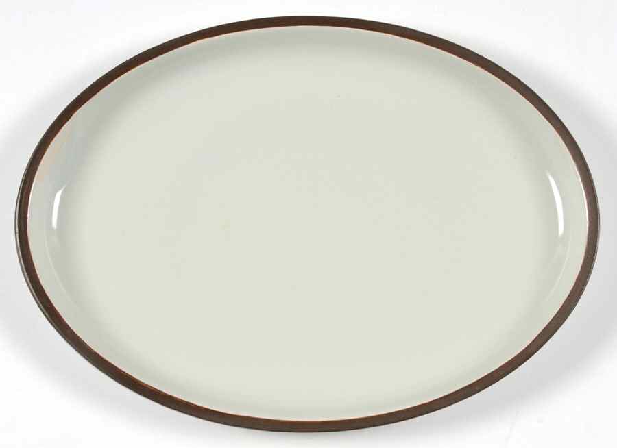 Summit (Celadon) 12" Oval Serving Platter by Denby-Langley-1
