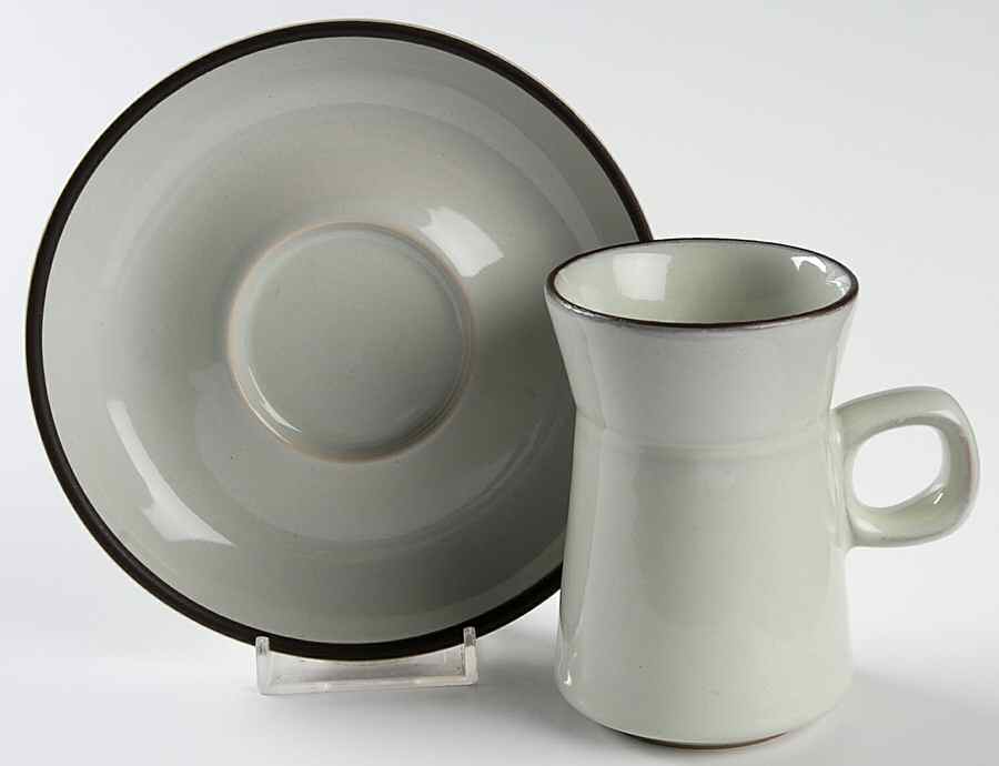 Summit (Celadon) Flat Demitasse Cup & Saucer Set by Denby-Langley-1