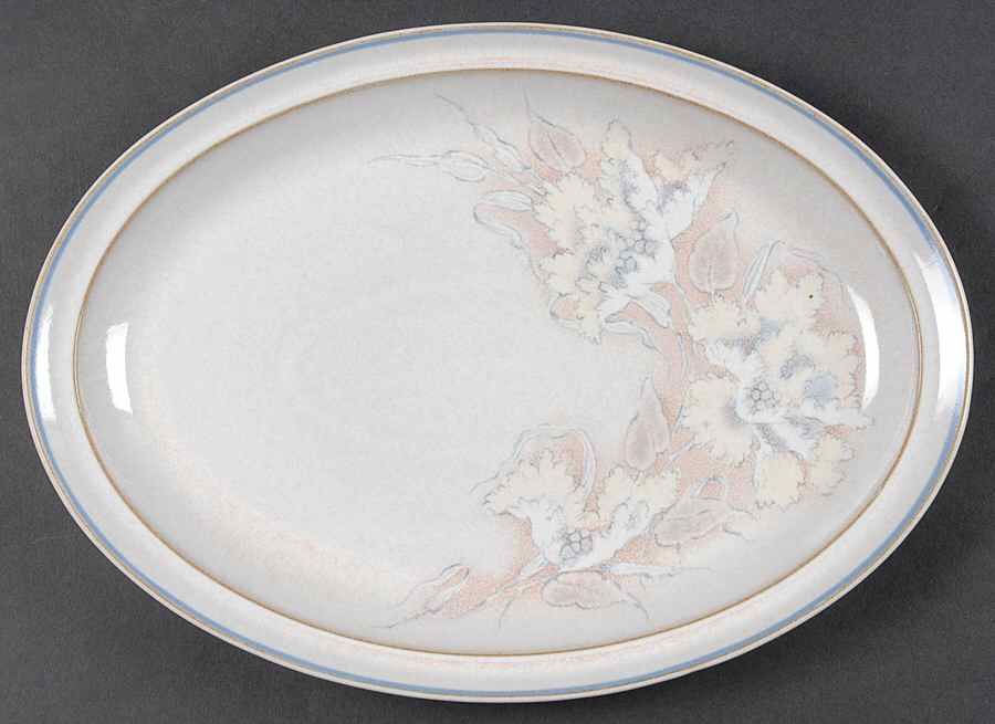 Tasmin 13" Oval Serving Platter by Denby-Langley-1