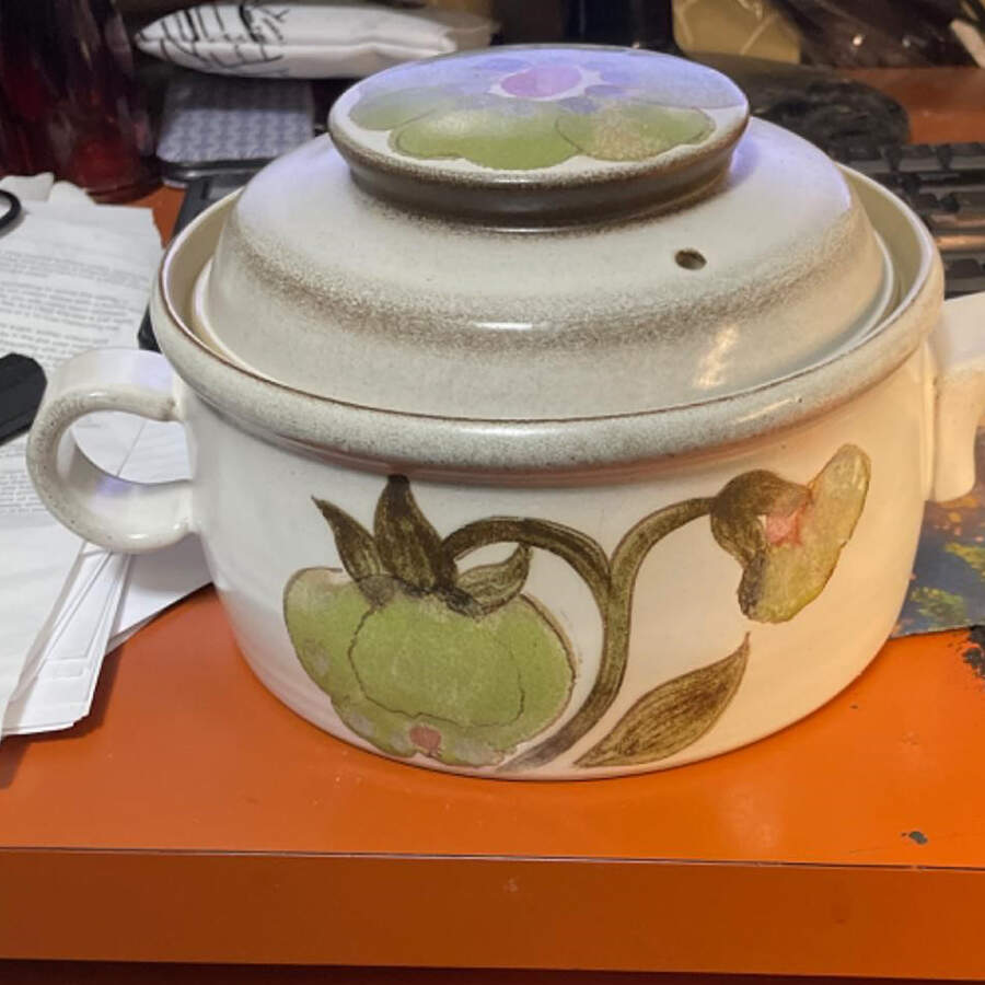 Troubadour 2 Pt Round Covered Casserole by Denby-Langley-1
