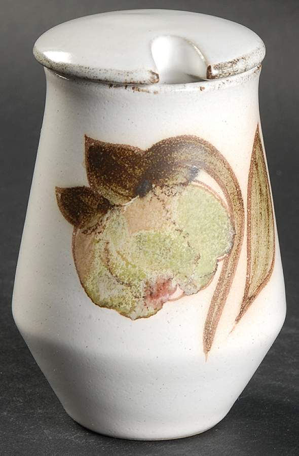 Troubadour Mustard Jar & Lid by Denby-Langley-1