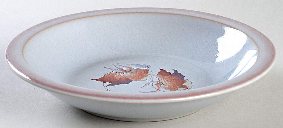 Twilight (Leaves) Rim Soup Bowl by Denby-Langley-1