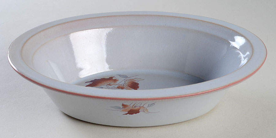 Twilight (Leaves) 10" Oval Baker by Denby-Langley-1