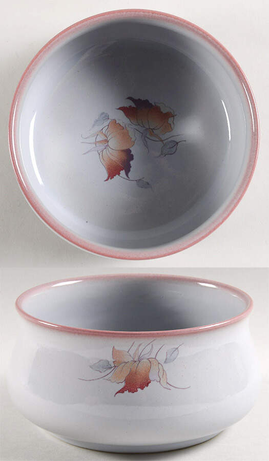 Twilight (Leaves) 6" Round Vegetable Bowl by Denby-Langley-1