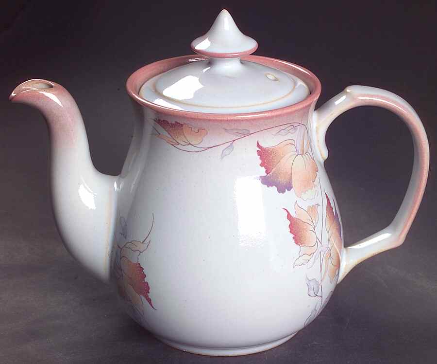 Twilight (Leaves) Teapot & Lid by Denby-Langley-1