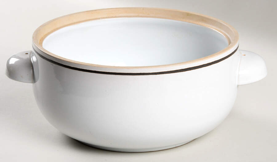 Vanilla 2 Qt Round Covered Casserole No Lid by Denby-Langley-1