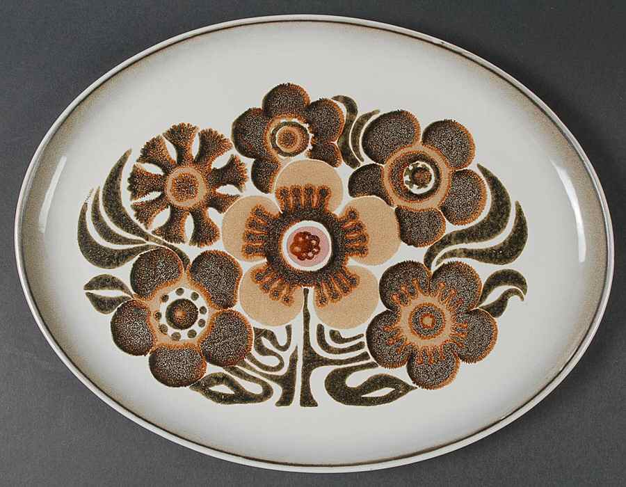 Westbury 13" Oval Serving Platter by Denby-Langley-1