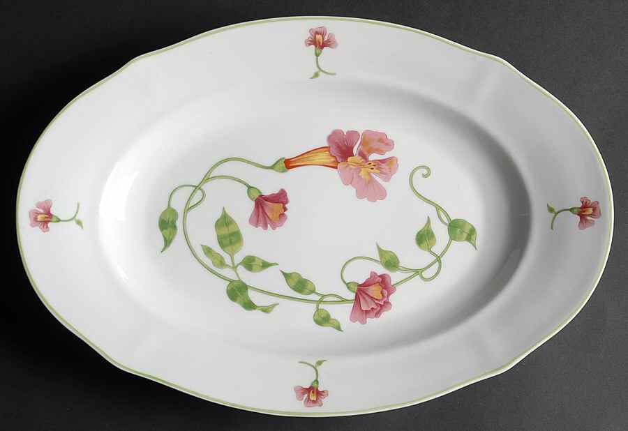 Your Majesty 14" Oval Serving Platter by Denby-Langley-1
