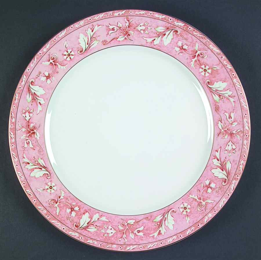 Acanthus Rose Service Plate (Charger) by Philippe Deshoulieres-1