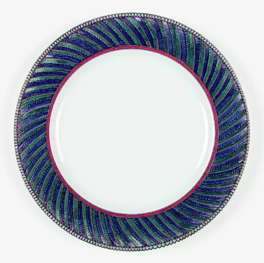Oriental Pearls Dinner Plate by Philippe Deshoulieres-1