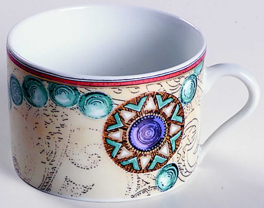 Oriental Pearls Flat Cup by Philippe Deshoulieres-1