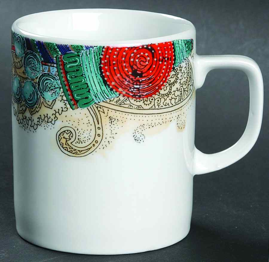 Oriental Pearls Mug by Philippe Deshoulieres-1