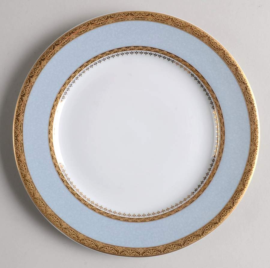 Samarcande Light Blue Dessert/Pie Plate by Philippe Deshoulieres-1