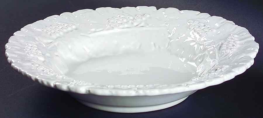 Grappa Large Rim Soup Bowl by Deruta (Italy)-1