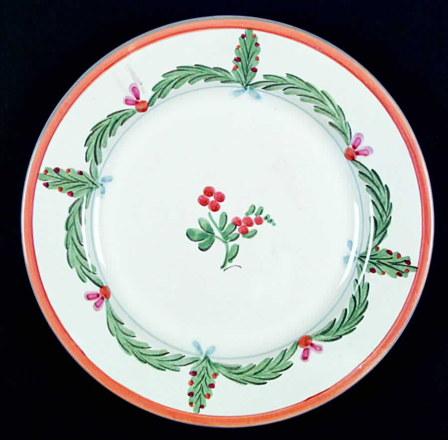 Laurel Dinner Plate by Deruta (Italy)-1