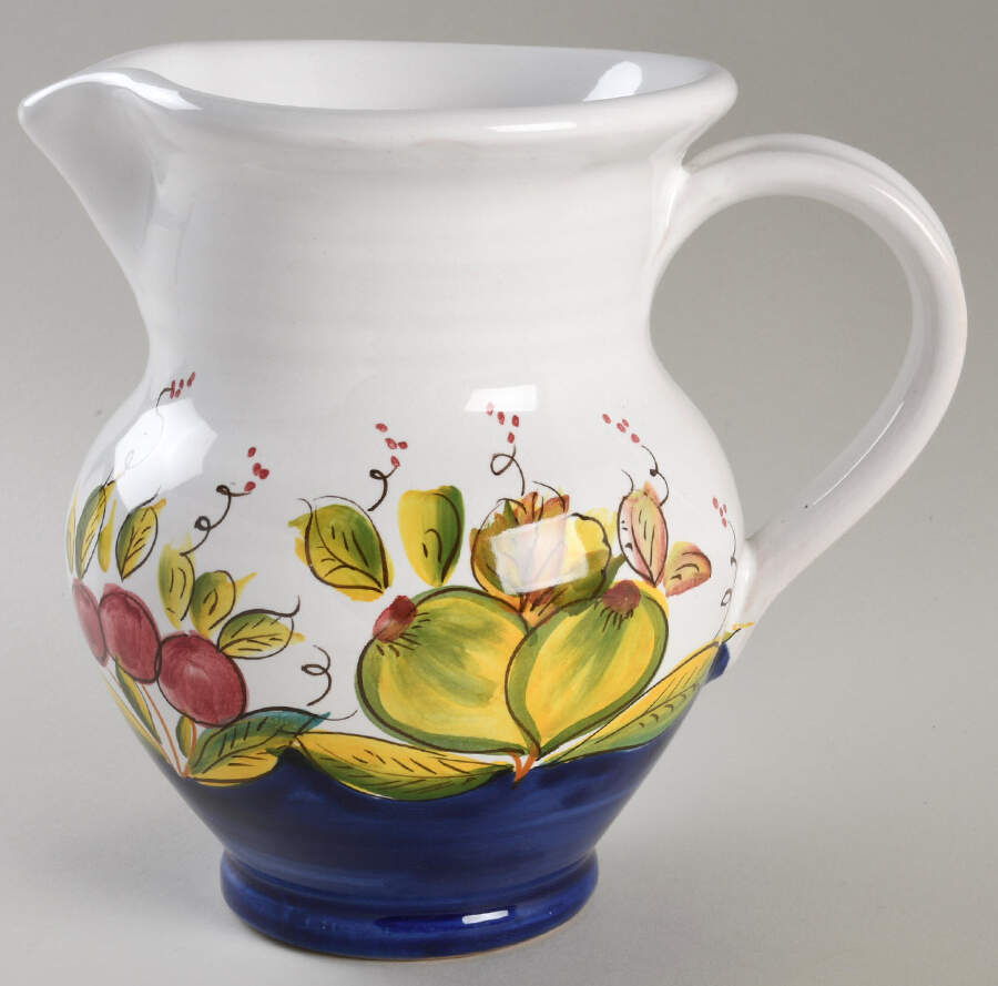 Salvafrutta Pitcher by Deruta (Italy)-1