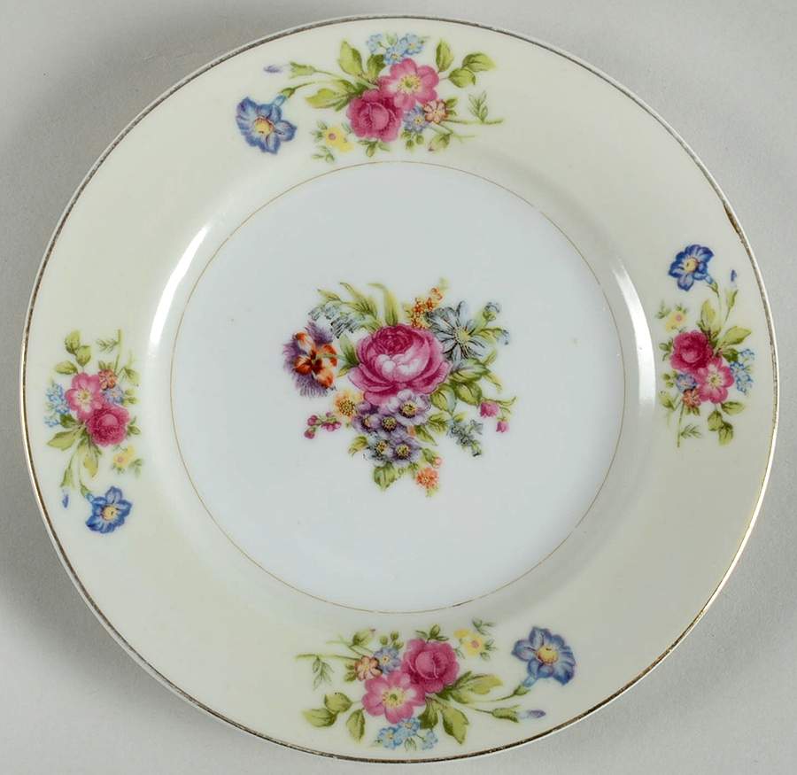 DIA6 Bread & Butter Plate by Diamond (Japan)-1