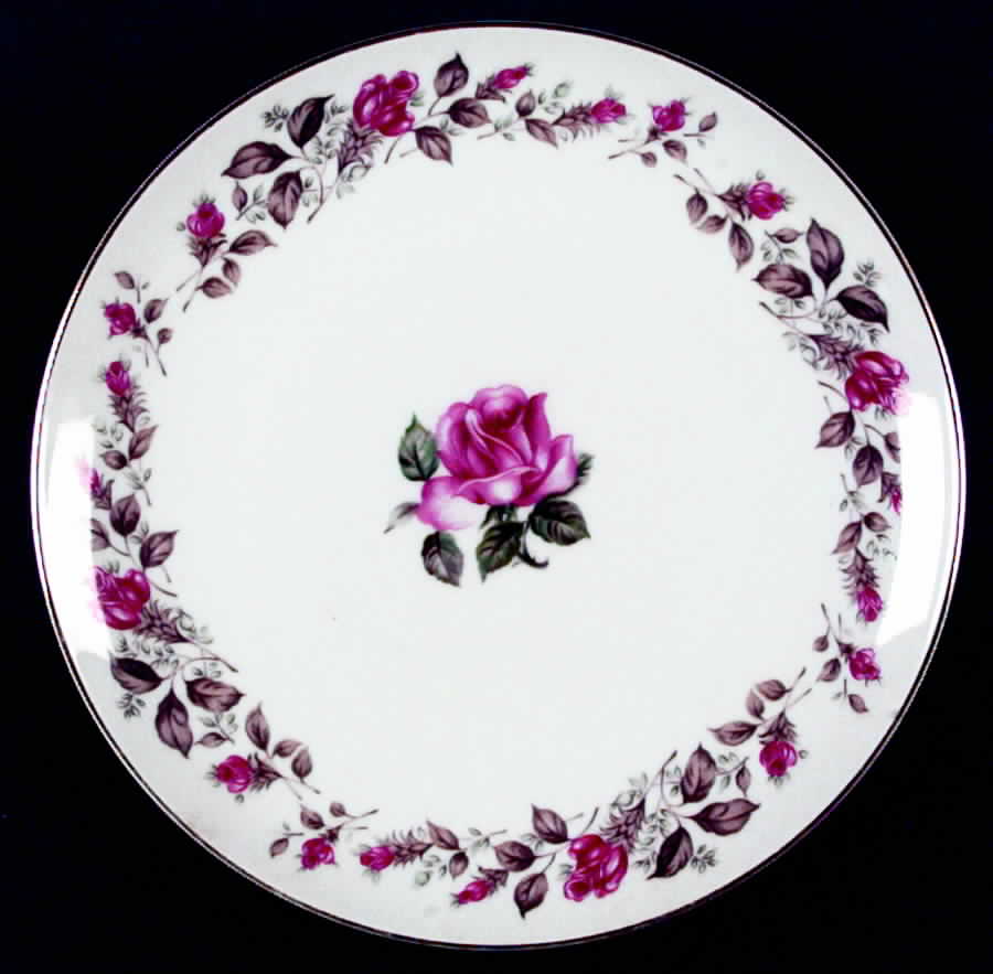 Moss Rose Luncheon Plate by Diamond (Japan)-1