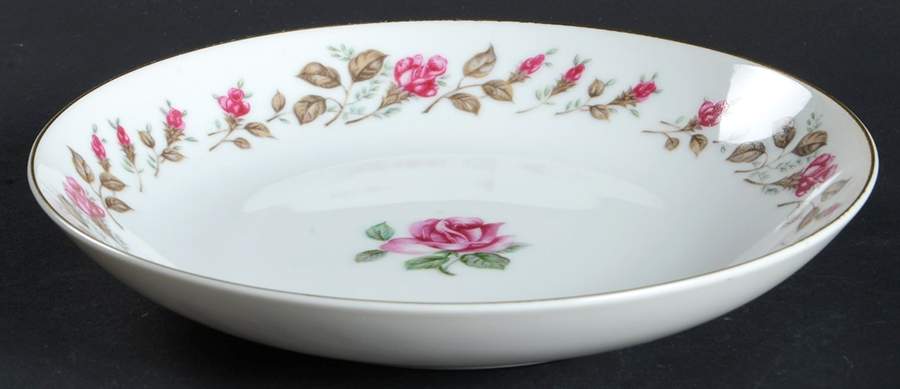 Moss Rose Coupe Soup Bowl by Diamond (Japan)-1