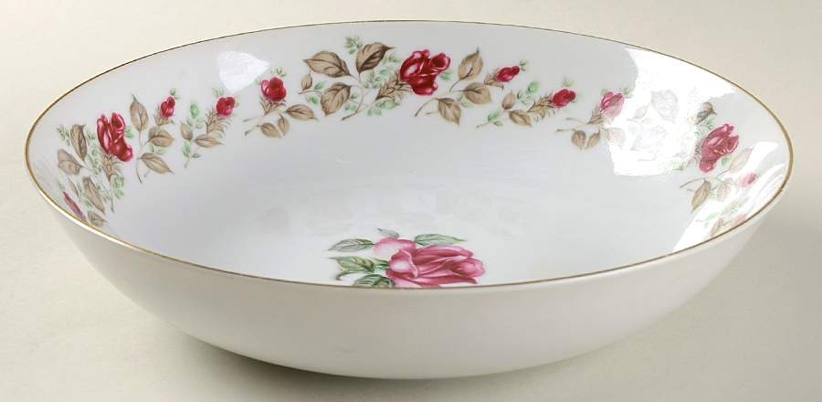 Moss Rose 9" Round Vegetable Bowl by Diamond (Japan)-1
