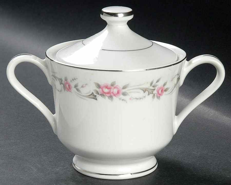 Pageant Sugar Bowl & Lid by Diamond (Japan)-1