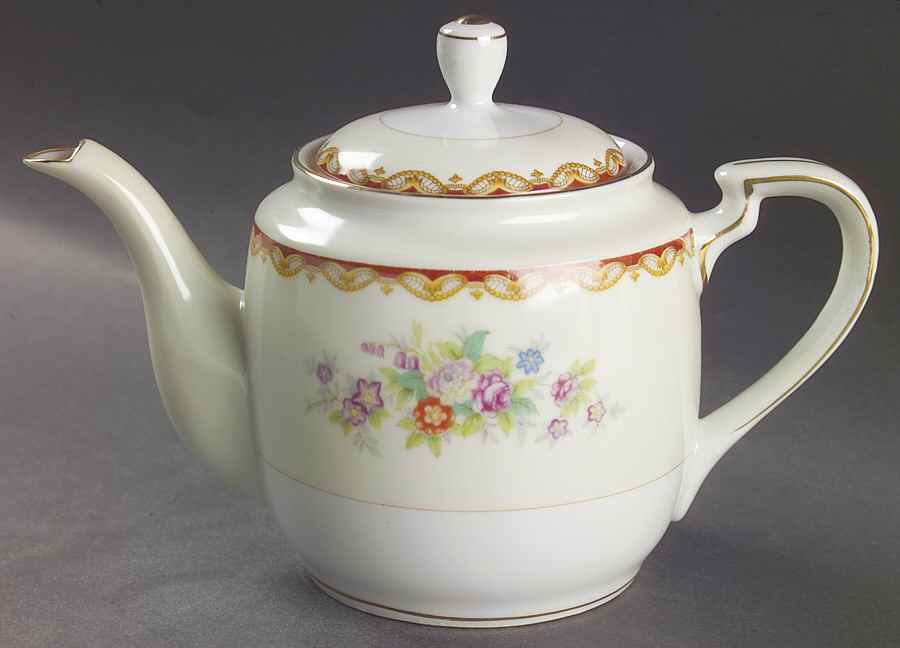 Roslyn Teapot & Lid by Diamond (Japan)-1